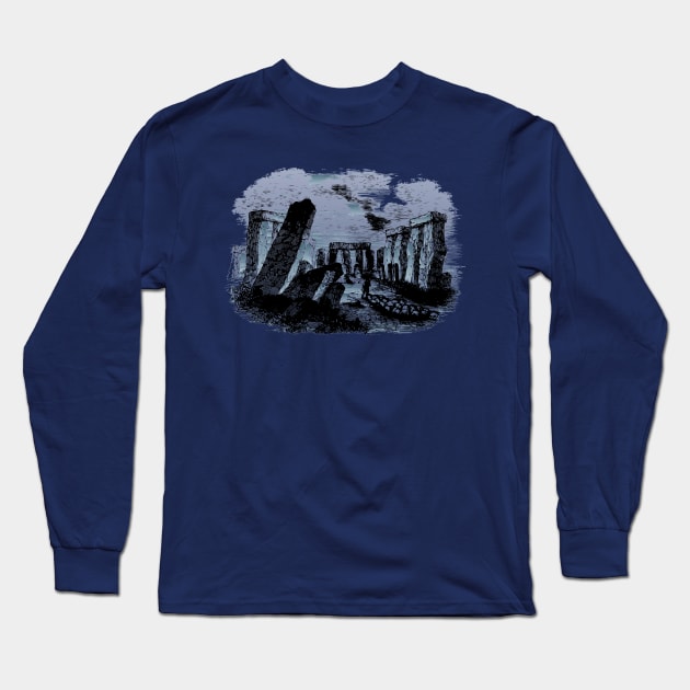 Stone & Wind Long Sleeve T-Shirt by UrbanBlazeStudio